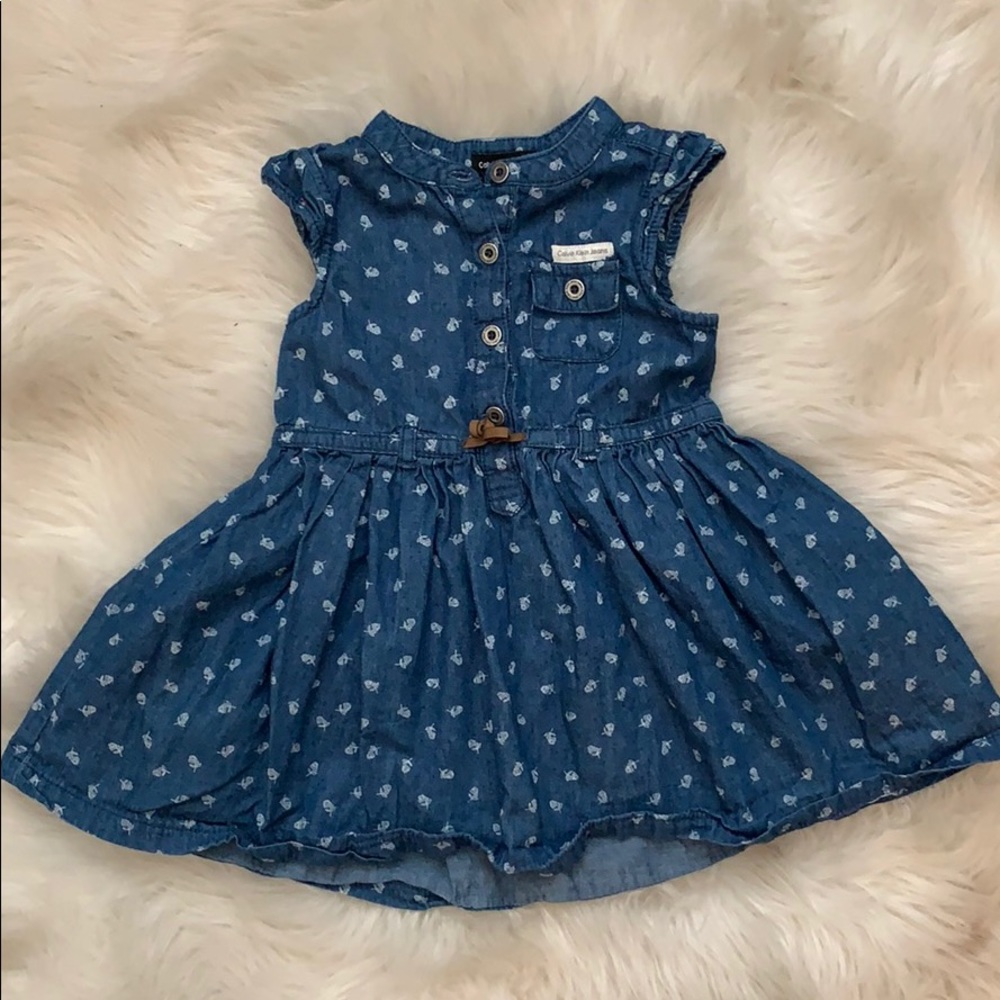 {Calvin Klein} Soft denim dress